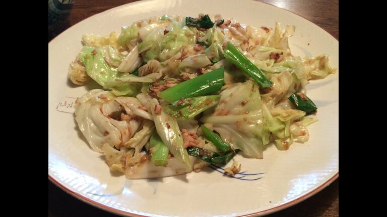 「ツナキャベツオイスター炒め」作り方
