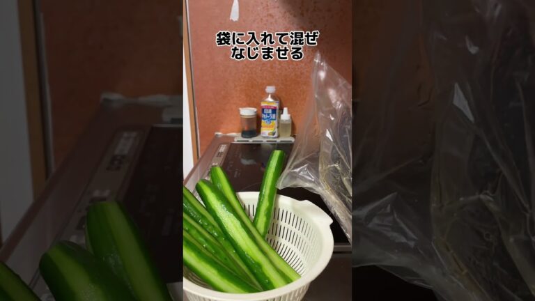 【料理】きゅうりの一本漬け！#shorts #料理 #作ってみた #おうち居酒屋 #おつまみ