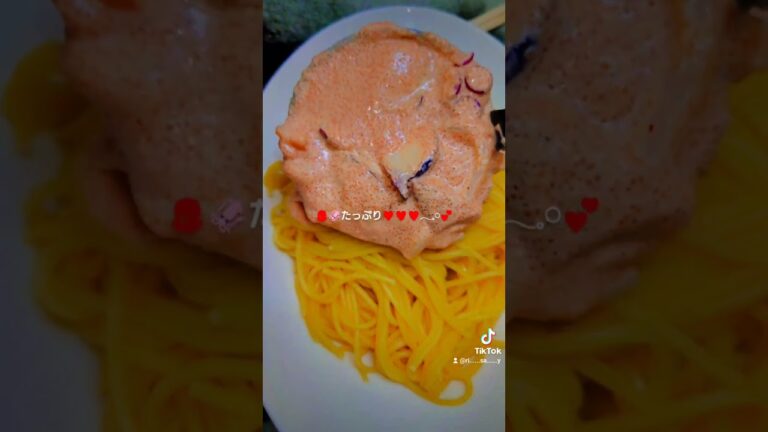 #risacooking#today'sdinner#海鮮#明太子#マヨネーズ#パスタ#海鮮明太マヨpasta#pasta#たこ#🐙#イカ#🦑#カイワレ#ぐんない