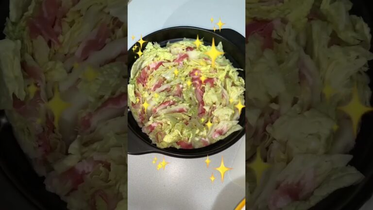 豚バラ肉と白菜のミルフィーユ鍋【おうちご飯】#ミルフィーユ鍋 #鍋
