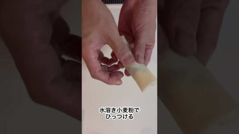 ササミと大葉のチーズ春巻き#shorts