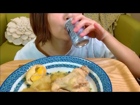 手羽先と大根を炊飯器に突っ込んで焼肉のタレで味付けするだけの甘煮を作って食べる。