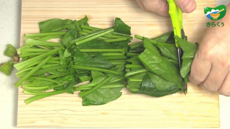 ほうれん草のお浸し｜一人暮らしの食生活応援