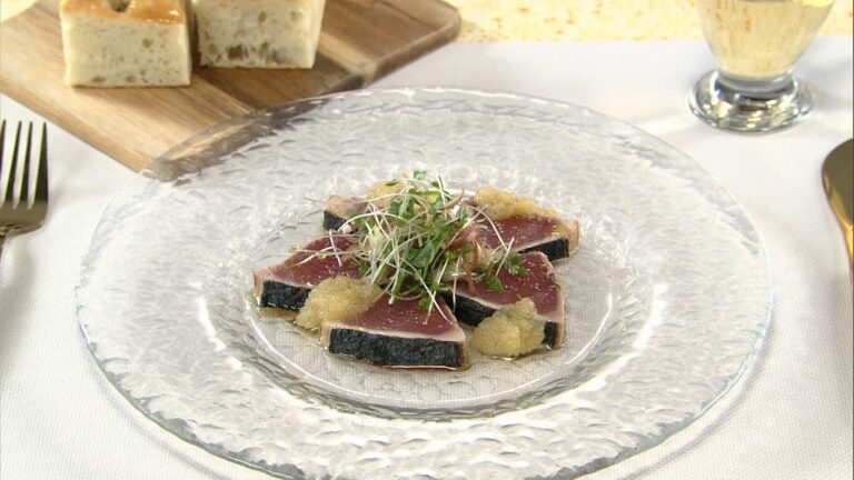 【DAIGOも台所】まるでレストランの味♪カツオのカルパッチョ｜旬のカツオレシピ♪