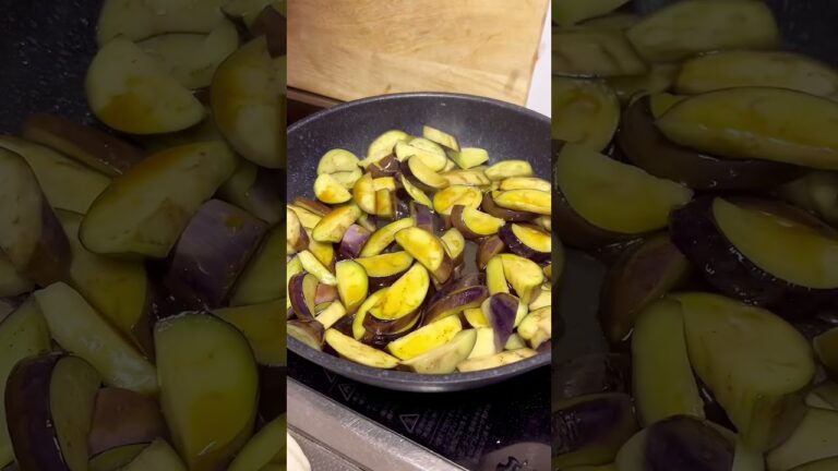 揚げ焼き茄子の煮浸し