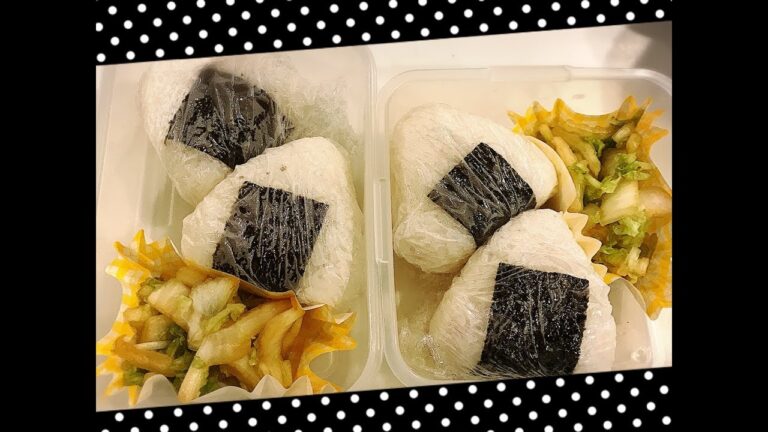 塩もみ白菜弁当