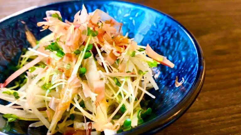 《シャキシャキ大根の極上梅サラダ》夏にぴったりさわやか！食欲ない日にも！