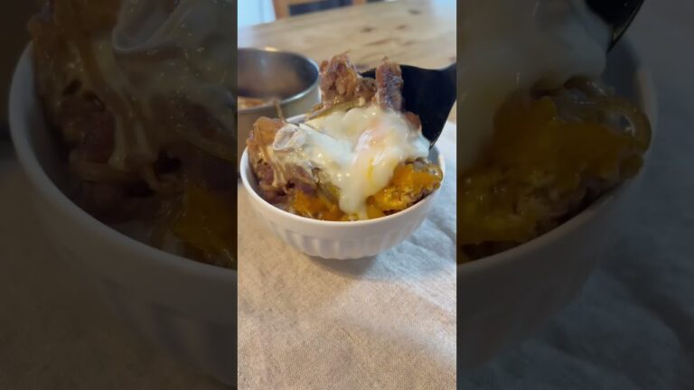 すき焼き丼｜Sukiyaki bowl #shorts