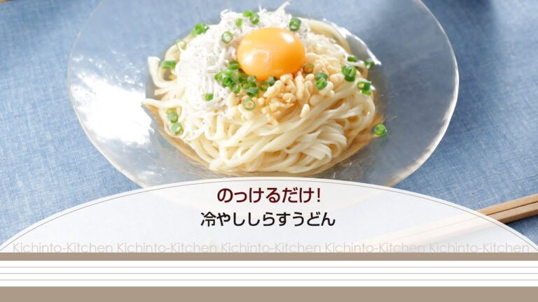 のっけるだけ！冷やししらすうどん【きちんとキッチンbydaiei】