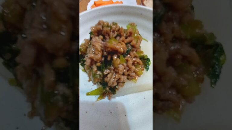 ふろふき大根のあんかけです！大根がとにかく旨い大根でした！　#shorts