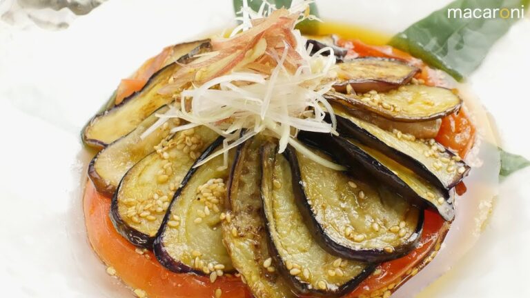 賛否両論!? 焼き トマトと 焼き なすの 中華風 こんがり サラダ のレシピ 作り方
