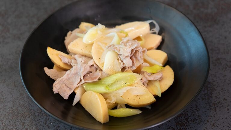 豚肉と筍の塩炒め 【料理研究家が教えるレシピ】【イケメシ】講師：高山かおり