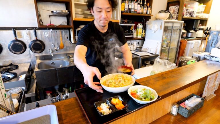 炒飯！カレー！海鮮丼！まさかのボリューム満点グルメが出てくる田舎にポツンとガッツリ食堂丨Japanese Good Old Diner