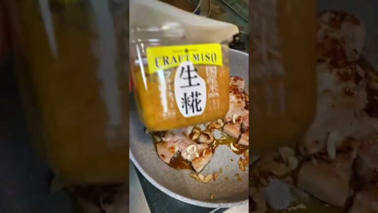 味噌と生姜香る！豚ロース焼き🐽#shorts