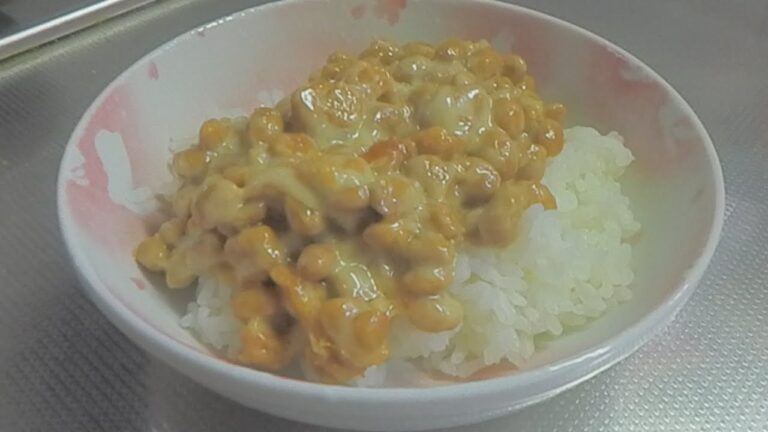 我が家の納豆チーズご飯