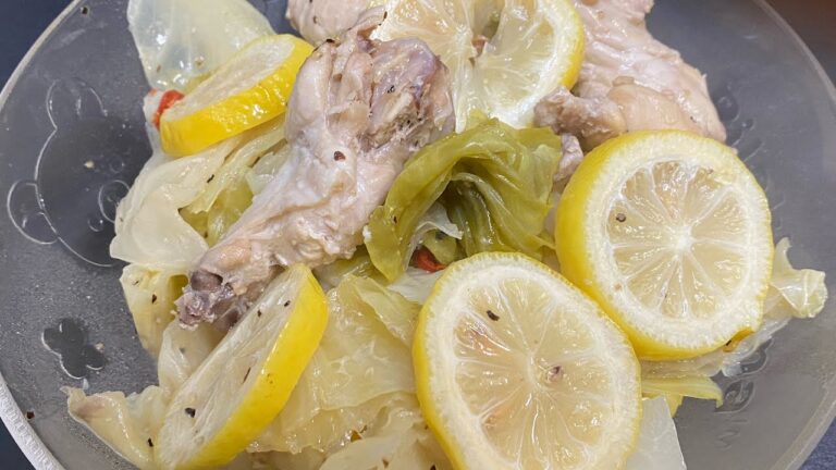 【炊飯器に入れるだけ】キャベツ大量消費、キャベツとレモンの手羽元鍋/Cabbage and lemon wings pot #炊飯器レシピ #炊飯器おすすめ #ricecookerrecipes