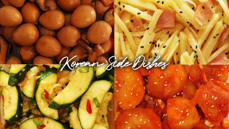 韓国のおうちおかずシリーズ :: コチュジャンじゃがいもの煮付け､うずら卵の煮付け､ズッキーニ炒め #おかずレシピ