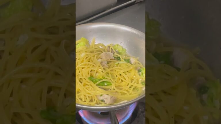 【豚と春キャベツのスパゲティ】