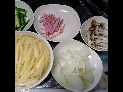 免疫力アップ   ジャガイモ細切り甘辛炒め