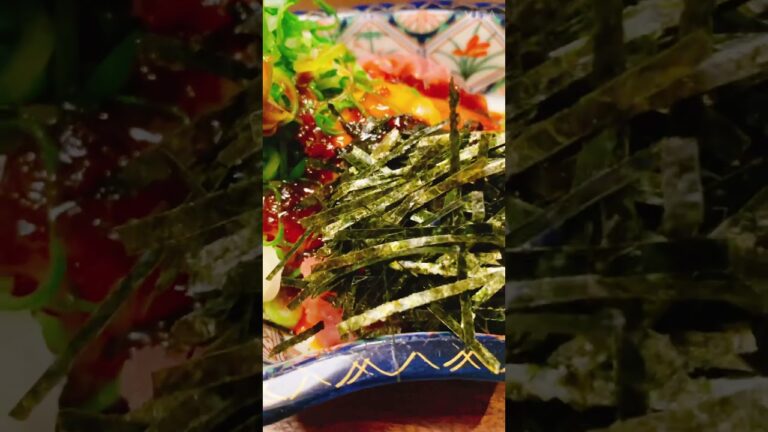 東京　マグロユッケ定食　500円　牛乳付き