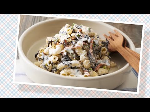 ひじき入り和風マカロニサラダ｜明治ブルガリアヨーグルト公式ヨーグルトレシピ