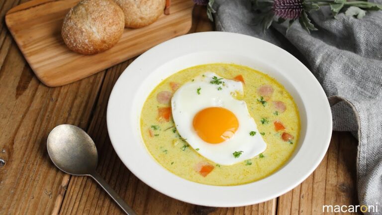 【365日のパンとスープ】豆乳カレースープのレシピ 作り方