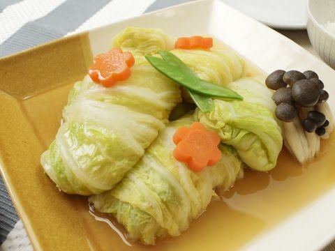 だし汁源泉かけ流し！しみしみ和風ロール白菜