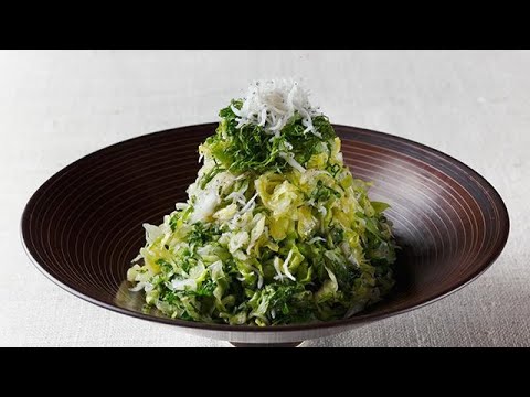 おかずラボ　あえもの自在に（１）キャベツのしらすあえ