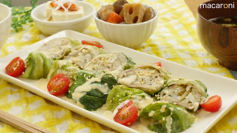 レンジで 簡単料理！ 豚肉 もやしの レタス 巻き のレシピ 作り方