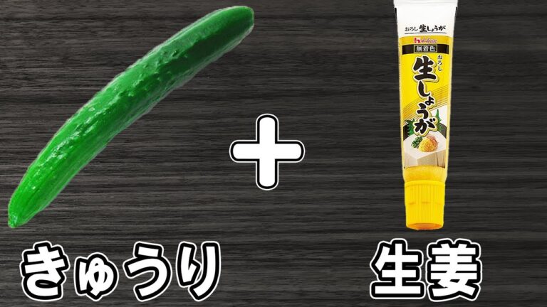 【お弁当おかず】キュウリと生姜で簡単きゅうりの漬物！冷蔵庫にあるもので簡単おいしい節約料理レシピ/旦那弁当/毎日弁当/きゅうりレシピ/bento【あさごはんチャンネル】
