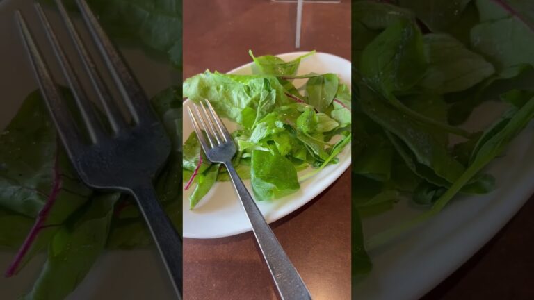 サラダが原っぱ🥗#はじめてのイタリアンレストラン#shorts