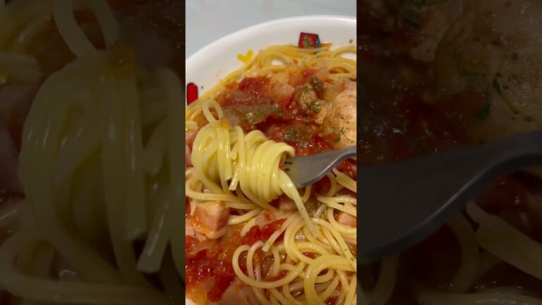 #チキン、トマトスープパスタ#shorts