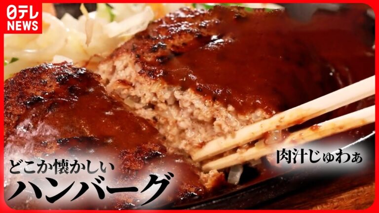 【ハンバーグ大特集】昭和生まれステーキハウスの肉汁バーグ/「肉の温度」にこだわった絶品ハンバーグ定食/自家製デミグラスソースの手ごねハンバーグ　など