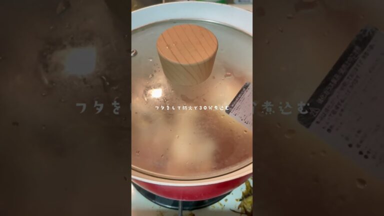 【超簡単】手羽元のさっぱり煮。 #大学生 #料理 #自炊 #自炊記録 #ダイエット #一人暮らし #ダイエットレシピ #ヘルシーレシピ #手羽元