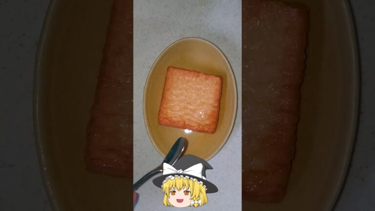 【ゆっくり料理】魔理沙の１０秒厚揚　超簡単１０秒で完成　酒のアテ【ゆっくり実況】#Shorts