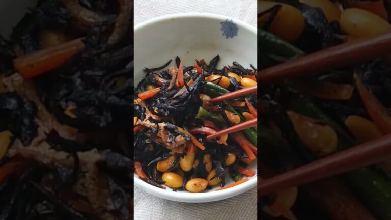 ひじきの煮物の作り方・レシピ／ばあちゃんの料理教室 #shorts