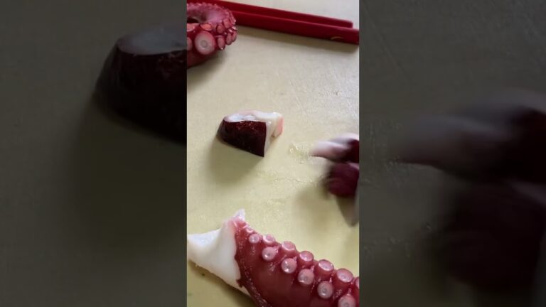 ぬた和え　わけぎとたこです。🐙