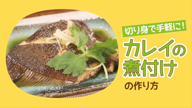 切り身で手軽に!カレイの煮付けの作り方【もぐれぴ】