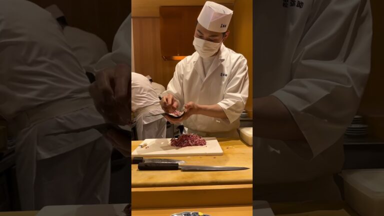 金沢の予約困難店　小松弥助さんのねぎとろ　#food #金沢グルメ　#鮨 #shorts
