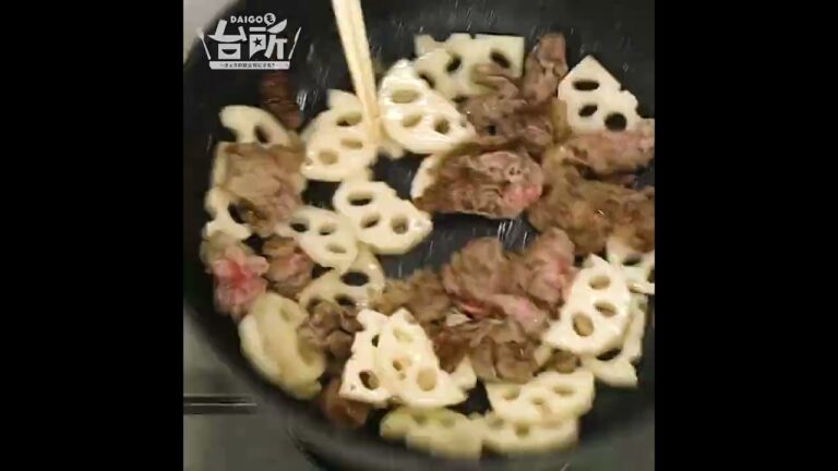 【DAIGOも台所】れんこんのカレーきんぴら｜ゲン担ぎメニューで受験生応援！