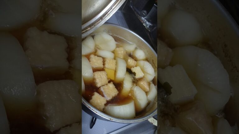 大根と厚揚げの煮物。