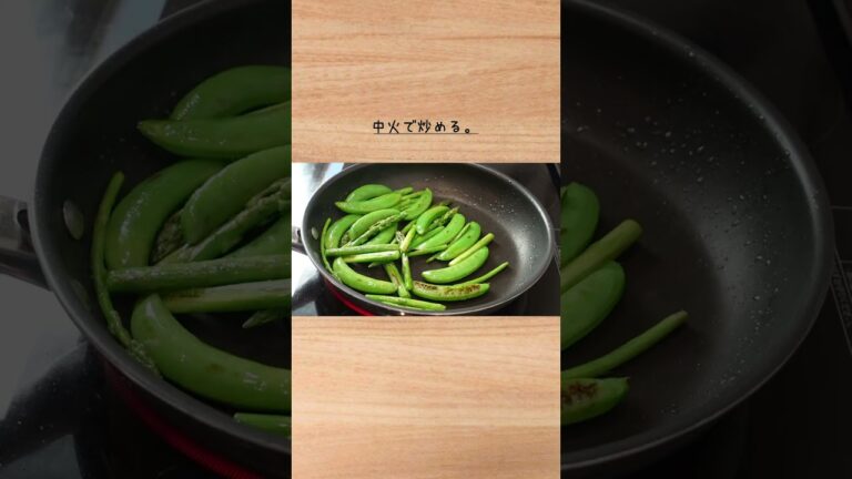 シャキシャキ食感がクセになるナムル。（春野菜のナムル）#shorts