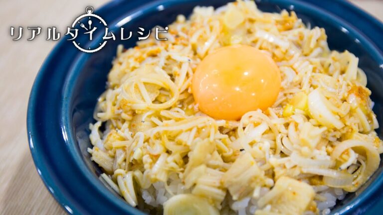 10分で1食レシピ「きのことしらすの味噌和え丼」を高橋善郎さん（料理研究家）が実演♪♪10分で1食リアルタイムレシピPART7-3日目