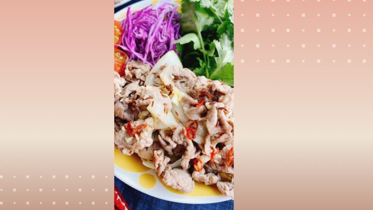 ラム肉のクミン炒め/Lamb with Cumin