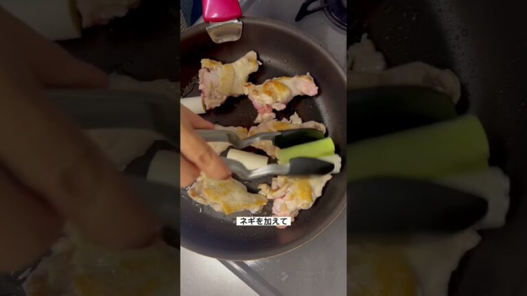 簡単😋手羽元とネギのとろとろ煮✨