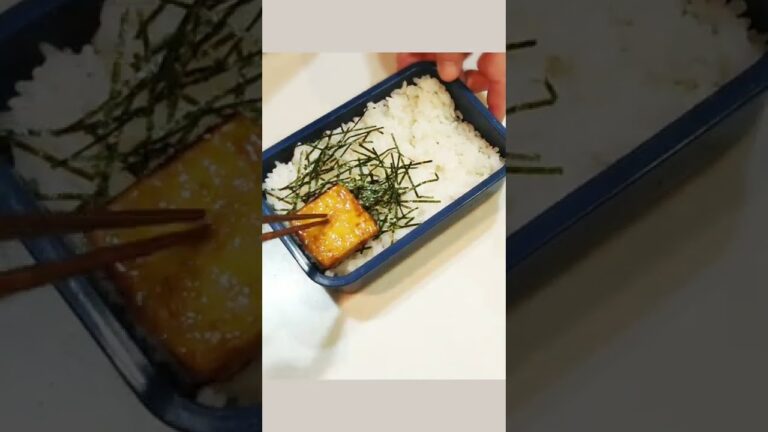 是非食べて欲しい【豆腐丼】弁当🍱