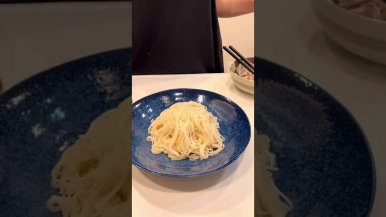 暑すぎてつらい日は冷しゃぶそうめん#shorts #そうめん #しゃぶしゃぶ