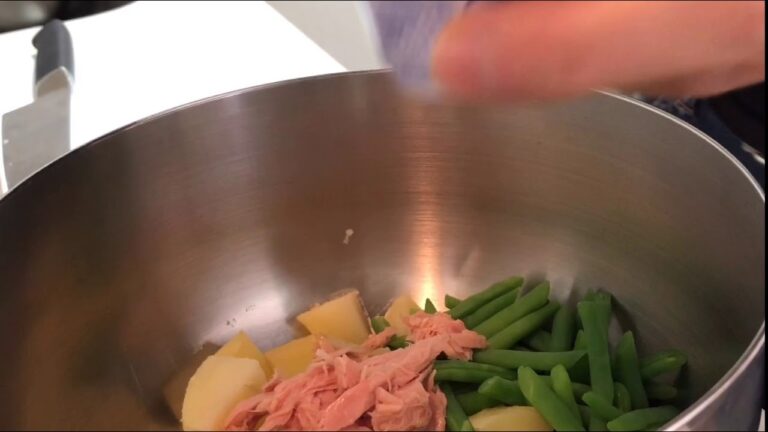 1品.com  じゃがいもとインゲンのツナ和え♪