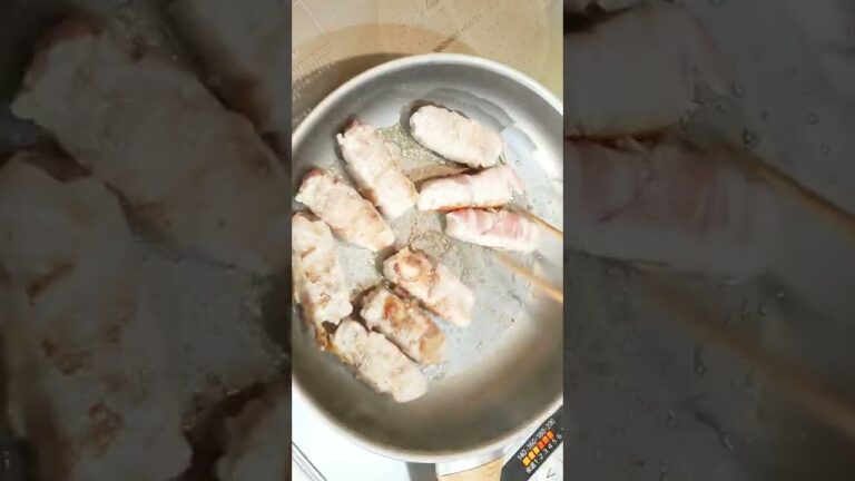 【絶品おつまみ】肉巻きチーズもち！