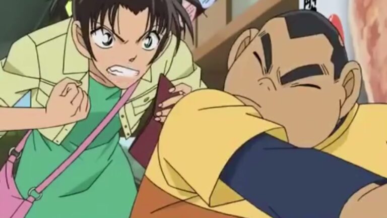 合法的に和葉のケツを触る元太